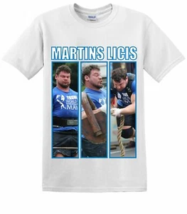 Camiseta blanca World's Strongest Man - Martins Licis Tri-Image (XL) ACLARAMIENTO - Imagen 1 de 2