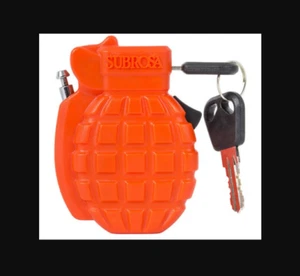 Subrosa Bicycle Lock, Oldschool GT BMX SE ORANGE COMBAT LOCK NEW - Picture 1 of 1
