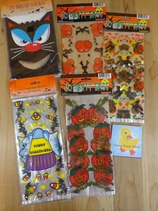 Halloween Party Bags 25-30 Ct Pumpkin Witch Ghost Can You Pick One - Picture 1 of 6