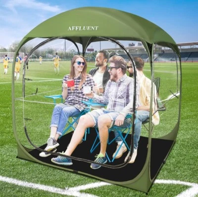 Sports Tent Pop Up Shelter with Removable Top and Sealed Floor, 63"x63"x63" - Image 1 of 4