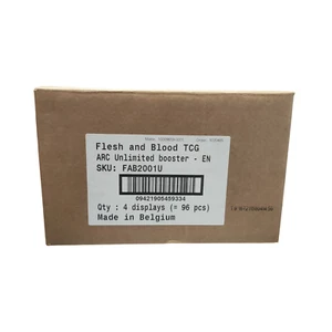 Flesh and Blood TCG Arcane Rising UNLIMITED Booster Box Case of 4 Sealed - Picture 1 of 1