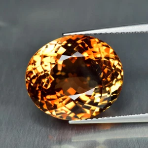 15.68Ct Oval Cut_ World class Natural Champagne Topaz _ Brazil - Picture 1 of 1