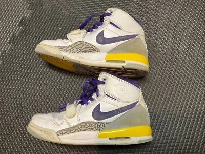 Nike Air Jordan Legacy 312 Lakers Blanco Púrpura Dorado AV3922-157 Talla 10.5 Foto 1 de 4