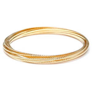 Bracciale Semanario 1mm In Tono Oro SPEDIZIONE VELOCE DAGLI USA - Foto 1 di 3