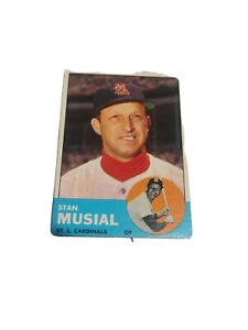 1963 TOPPS #250 STAN MUSIAL ST. LOUIS CARDINALS BASEBALL CARD NM