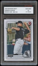 ANDREW VAUGHN 2020/20 BOWMAN DRAFT Topps 1ST GRADED 10 ROOKIE CARD RC WHITE SOX