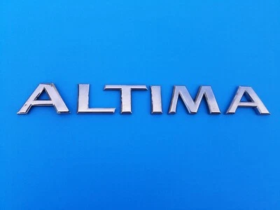 02 03 04 05 06 NISSAN ALTIMA REAR LID CENTER CHROME EMBLEM LOGO BADGE OEM (2005) - Image 1 of 3