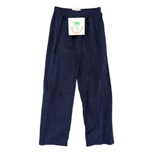 Shrimp Grits Kids Corduroy Pants Girls Navy Blue Cotton Pull On Size 7 - Picture 1 of 7