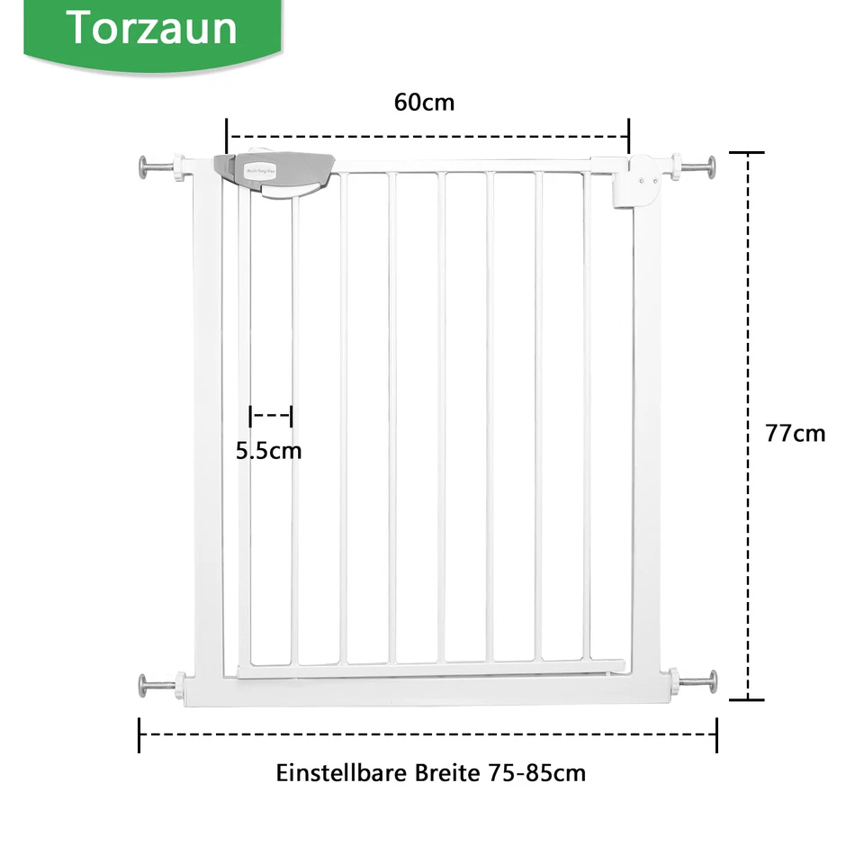FILLIKID Türschutzgitter Autoclose Ohne Bohren Auto Close für Treppen Tür