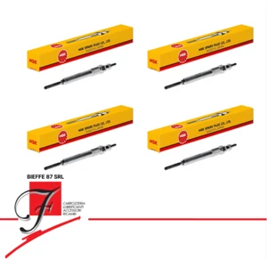 KIT 4 CANDELETTE NGK Y9001AS 97719 D-POWER 72 FIAT 500 L DOBLO PANDA PUNTO 1.3 - Imagen 1 de 6