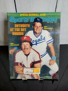 13 aprile 1981 SPORTS ILLUSTRATED George Brett Mike Schmidt Baseball Hotshots - Foto 1 di 8