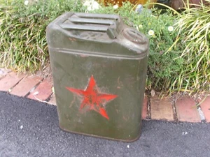 #SOVIET UNION USSR MILITARY JERRY CAN--RED STAR--"RARE FIND" # - Picture 1 of 4