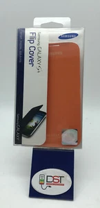 Cover Samsung a libretto per Samsung GALAXY S4, i9500 Arancione EF-FI950BOEST1 - Foto 1 di 4