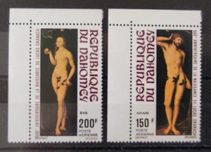 TIMBRE STAMP 2 DAHOMEY Y&T#170-71 ART PEINTURE NEUF**/MNH-MINT 1972 ~F04 - Imagen 1 de 1