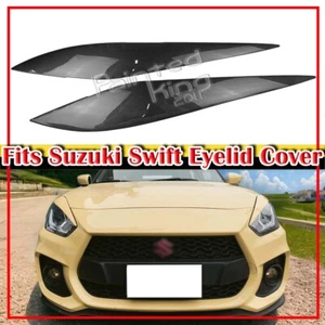 2017-2023 Fits Suzuki Swift 3rd 5D Front Headlight Cover Eyebrow Paint #ZJ3 - Picture 1 of 6