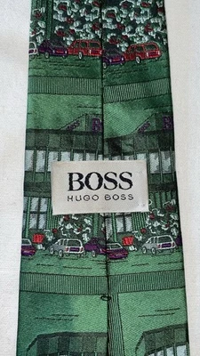 Cravatta Hugo Boss 100% Seta - Imagen 1 de 4