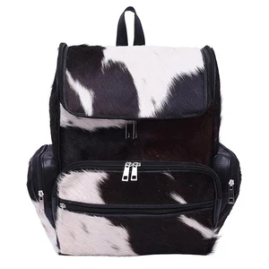 Cowboy Diaper Bag - Women Western Laptop Cow Animal Print Travel Leather Back... - Bild 1 von 5