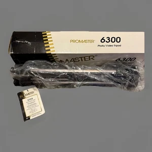 Vintage Promaster 6300 Tripod 6 Foot Stand Photo Or Video Damage 3271 BRAND NEW - Picture 1 of 8