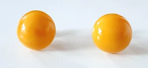 OHRRINGE mit BERNSTEIN ° vergoldet ° Honigbernstein ° - Picture 1 of 10