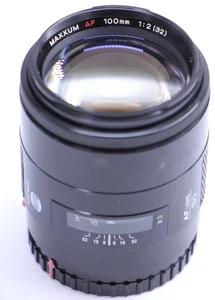 Minolta Maxxum 100mm f2 100/2 Fast Lens Japan Sony a Alpha DSLR Free US Ship - Picture 1 of 22