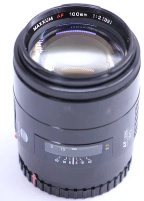 Minolta Maxxum 100mm f2 100/2 Fast Lens Japan Sony a Alpha DSLR Free US Ship - Image 1 of 4