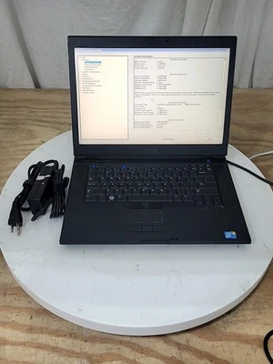 DELL PRECISION M4400 Laptop Intel CORE2 DUO P8600 2GB 250GB SEE NOTES - Image 1 of 4