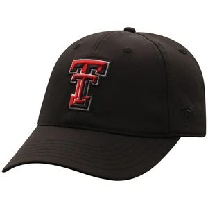 Men's-Top of the World Black Texas Tech Red Raiders Victory Trainer Adjustable - Picture 1 of 4