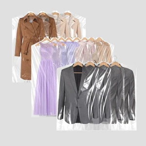 Clear Bags Garment Covers Polythene Dust Bags for Suits Shirts Tops Blouse 90x60 - Picture 1 of 12