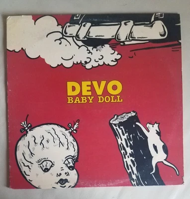 Devo Baby Doll 12" EP Six Versions Electronic Synth Pop Enigma 75515 1988 Foto 1 de 4