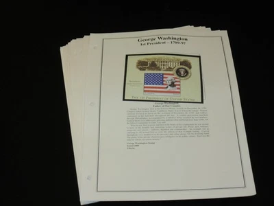 批量 45 张利比里亚纪念品 - 美国总统;从华盛顿到特朗普 #45 — 第 1/4 张图片