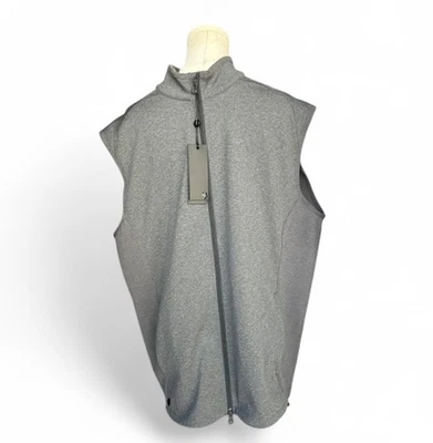Greyson Golf Layering Sequoia Vest in Smoke Heather Size XL $190 - Image 1 of 4