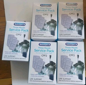 Qty 5 Packs Interpet Three Month Service Pack For Corner Power Filter Cpf2 - Picture 1 of 5