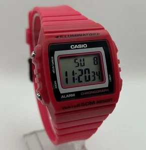 Casio Illuminator W-215H Digital Unisex Wrist Watch - New Battery - Alarm/Chrono - Picture 1 of 21