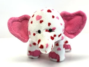 Webkinz Eluvant White Pink Love Hearts Elephant Ganz HM602 NO CODE EUC - Picture 1 of 9
