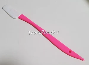 Tupperware Gadgets Long Handle Spatula Jar Scraper Skinny Spreader Neon Pink - Picture 1 of 4