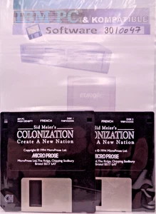 PC IBM -- COLONIZZAZIONE SID MEIER (MICROPROSA - DISCO) #USCITA FRANCESE - Foto 1 di 2