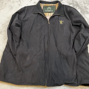 Houston Livestock Show Rodeo Jacket Mens 2XL Black Weatherproof 2011 Embroidered - Picture 1 of 24