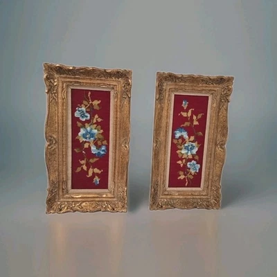 paire d'encadrements , cadres en bois dorés anciens - Photo 1/4