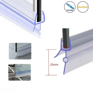 2pcs 50cm Replacement Seal Shower Shower Door Seal 6/8/10/12mm Water Deflector - Picture 1 of 37