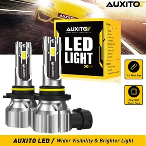 AUXITO Blanco 9005 HB3 Kit Bombilla LED Faro Haz Globos Altos Potencia Canbus 12V - Imagen 1 de 9