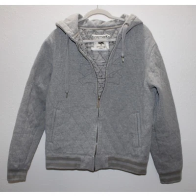 Sudadera con Capucha Zoo York Acolchada con Cremallera Gris Logo Cremallera Completa Para Hombre L Foto 1 de 4