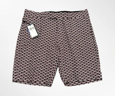Ralph Lauren RLX Golf Shorts Mens 32 Burgundy Car Print Tailored Fit Performance - Image 1 of 4