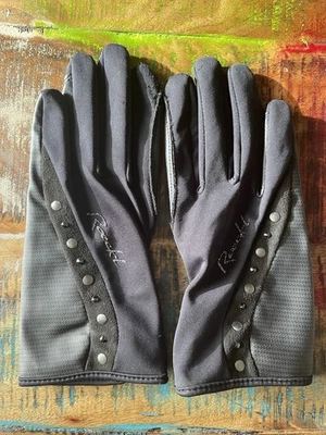 ROECKL Reithandschuhe Damen Gr. 6,5 Schwarz - Bild 1 von 4
