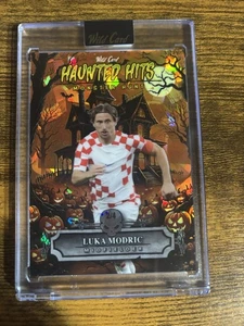 2025 Wild Card Haunted Hits Luka Modric 2/4 #HHH-LM Orange Haunted House - Picture 1 of 2