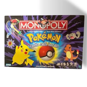 Pokemon Monopoly Collectors Edition Pikachu Charizard HASBRO 1998/1999 - Picture 1 of 8