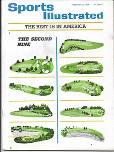 Sports Illustrated SI February 22 1965 GOLF The Best 18 in America NO LABEL - Bild 1 von 2