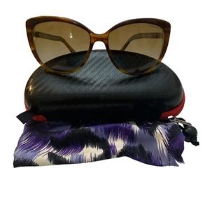 Ralph Lauren Sonnenbrille RA 5185 Schildpatt mit braunen Gläsern mit Farbverlauf + Etui - Bild 1 von 8