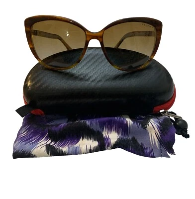 Ralph Lauren Sunglasses RA 5185 Tortoise Shell With Brown Gradient Lenses +Case - Image 1 of 4