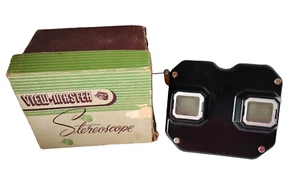 Vintage Sawyers frühes View-Master Stereoskop Betrachter mit Box schwarz Portland ODER - Bild 1 von 13