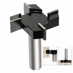 CNC Spoilboard Surfacing Router Bit 1/2'' Shank Slab Flattening Wood Cutter - Picture 1 of 11
